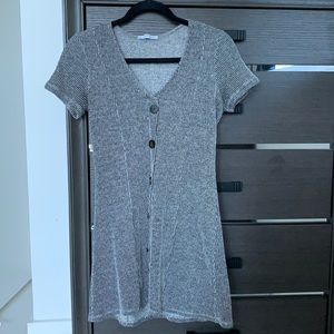 Zara stripped button down dress
